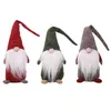 Christmas Tree Decorations Pendant Plush Stuffed Toy Party Favor White Beard Faceless Doll Garden Ornaments Green Red Elf Festival Supplies 7 5gl2 Q2