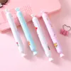 Stylo gel en plastique couleur bonbon, personnalité créative, jolie fille, 0.5mm, cadeaux promotionnels personnalisés, LOGO