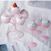 Altro Bakeware Porta cupcake Piatto per torta di compleanno Composizione di nozze Tazza in ferro battuto