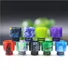 810 510 Thread Epoxy Resin Smoking Accessories Wide Bore Drip Tips Mouthpiece Drips Tips for TFV8 TFV12 Prince Atomizer