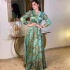 Roupas étnicas Eid Mubarak abaya dubai peru cetim vestido muçulmano mulher árabe marroquino caftan elegante lady islâmico roupas de roupa islâmica