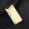 2022 Jobon Electric Lighter Metal Windproof Double Arc 플라즈마 가벼운 USB 배터리 표시기와 충전식 남성 선물