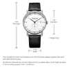 Relógios de pulso relógio automático masculino clássico clássico Bauhaus Mechanical Curved espelho à prova d'água Vestido casual relógios fm506wristwatches hec