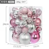 Christmas Decorations Ball Decoration Hanging Blue High Light Color Painting Box 34 Sets Tree DecorationChristmas