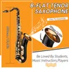 B-Flat Tenorsaxophon Bb Schwarzlack Sax Instrumentenkoffer Mundstück Reed Neck Strap Reinigungstuch Bürste