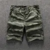 Herr shorts kamouflage last män avslappnade boardshorts densitet bomull militär armé stil taktisk man klädsel drak22