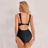 2022 Summer Sexy Women Sexy Women One Piece Swim costudri di costumi da bagno in pizzo V-scollo a V-Slim Backless Beach Wear Set di nuoto di lusso Y220420