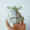 Geschenkdoos Pyramid Wedding Gunsten snoepbaby shower chocolade papier met lint es verpakking kleine es voor cadeaus 220427