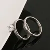 Cluster Rings Stainless Steel Silver Color Classic Ring For Women Wedding Vintage Fashion JewelryCluster