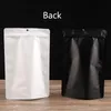 1000pcs Various Size Matte Black Gold Aluminum Foil Plastic Food Storage Bag Heat Sealable Stand Up Self Seal Package Bag