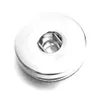 Ciondoli con base con bottone a pressione in metallo moda 18 mm zenzero per bottoni automatici fai-da-te Collana orecchini Bracciale Accessori per gioielli