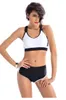 Nouveau maillot de bain fendu exercice Bikini deux pièces costumes femmes Bikini chaud dame maillots de bain en gros