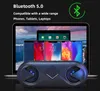 Haut-parleurs portables à LED Portable haut-parleur sans fil Bluetooth Double Horn Computer Soundbox Sports MP3 Player TF Card USB AUX 3.5 mm Jack audio