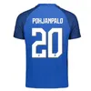 Finland Soccer Jerseys 22/23 PUKKI Suomi National Team Home White Away Blue SKRABB RAITALA JENSEN Men Football Shirts Uniform