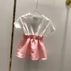 Ensemble de robes à fleurs pour enfants, 100 à 150cm, style de mariage, vêtements de boutique de styliste, tenues entières, été 2022, 8652826