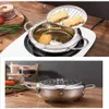 2021 Induction Cooker Oil Pan with Frying Filter Household Kitchen Utensils Stainless Steel Material Humanized Design227l1560236