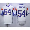 Wskt Men's 7 Alex MORAN Jersey Blue White Mountain State BMS TV Movie Jerseys 54 Kevin Thad CASTLE Embroidery s Sports Shirts Size S-4XL