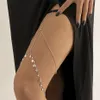 2022 Sexy Bohemia muslo pierna cadena amor corazón colgante cadenas para el cuerpo para mujeres cinturón elástico multicapa moda playa joyería vestido Deco