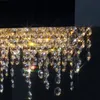 Modern Bedroom Chandeliers Gold Sconce Luxury Crystal Wall Lamp for Bedside Hallway Living Room LED Home Decor Wall Lighting Fixture