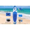 Stock de EE. UU. Inflable Stand Up Paddle Board 10 "x 30" x 6 '' Ultra-Light SUP Aleta inferior de cubierta antideslizante para remar Barco de pie para adultos jóvenes MS199346AAC