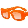 Модные солнцезащитные очки унисекс желе цвета солнце