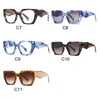 Güneş gözlüğü moda trend büyük boy vintage gölgeler bayanlar güneş gözlükleri kare düzensiz çerçeveler