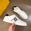 op Quality Designer White Black Calfskin Leather Sneakers Shoes Low-tops Flow Rubber Box Sole Sports Wholesale Brand Outdoor Trainers EU35-45