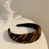 Brown headwraps designer bandana designer acessórios de cabelo aros headwrap mulher luxurys designers jóias pano332e