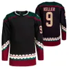 # 92 Logan Cooley Reverse Maglia da hockey retrò # 9 Clayton Keller Matt Dumba Shane Doan Nick Schmaltz Phil Kessel Hayton Sean Durzi Lawson Crouse Maglie Jason Zucker