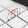 1 mm dun stalen zilveren kleur paar ring eenvoudige mode rosé goud vinger voor vrouwen en mannen heren geschenken 220719