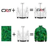 CJLM 3D Moda Print Custom Zipper Stand Jaqueta Homens Mulheres caem atacadistas Nome da personalidade Imagem qualquer casaco colorido 220713