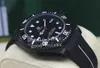 Новый черный PVD Mens Automatic Mechanical 2813 Sapphire Watch Men Sport Diveb Rubberb Bess Sub 114060 часов 14060 Oysterflex.