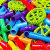 38 306PCS Educational DIY Rura wodna Bloki składowe Montażu rurociągu Plastikowe zabawki dla dzieci Prezenty 220715