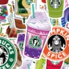 54 Starbucks-Aufkleber für Kaffee, Milch, Tee, Tassen, Graffiti-Aufkleber, Laptop-, Gepäck- und Autoaufkleber