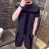 Мужские спортивные костюмы модная уличная одежда Ropa de Hombre 2022 Summer Korea Style Одежда мужские футболки и короткие 2 шт.