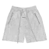 2022 Men039S Sports Shorts Summer Wear 한국어 버전의 트렌디 브랜드 느슨한 대형 쿼터 바지 및 men4555272