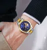 SKMEI 9237 automatique squelette oem bracelet en acier inoxydable montre-bracelet marque montre hommes de luxe