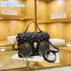 Whole ladies leathers shoulder bags street personality sequined beaded handbags sweet and lovely black studded handbag soft an238n