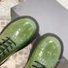أحدث أحذية في الكاحل للسيدات في وقت مبكر من الربيع الأنيق مع جلد أصلي ورسوم خفيفة فائقة الفوقية مفتوحة العفن مقاومة SKID 2022