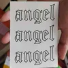 Autocollant de tatouage temporaire NXY Sticker étanche "Angel" Faux Stickers TatTo Tatoo Tatoo Foot pied Main Cold Art pour femme fille 0330