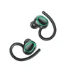 TWS Sport Ruisonderdrukkende Bluetooth-headset HIFI Stereo In-ear oorhaak IPX5 Waterdichte MINI-oortelefoon voor mobiele telefoon