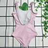 Drukowane damskie stroje kąpielowe Fashion One Piece Backless Swimsuit Vintage Pool Party Stroje kąpielowe INS Kostiumy kąpielowe