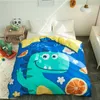 Dinosaur Only 100 Cotton Blanket Quilt cover for Kids and Adults Bedroom School Duvet Cover High Quality LJ201015