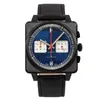 メンズウォッチのトップVKクロノグラフクォーツウォッチステンレススチールデザイナー腕時計ファッションスクエアスポーツ腕時計