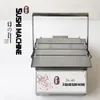 Sushi Roll Cutter Machine Giapponese Coreano Acciaio Inossidabile Da Tavolo Taglio Manuale Affettatrice Apparecchio Di Cottura Automatico 2,2 Cm