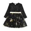VIKITA Kids Party Dress for Girl Children Sequined es Girls Star Toddlers Casual es Disfraces de otoño 220422