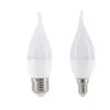 5pcs/lot LED 전구 E14 E27 LED 램프 실내 따뜻한 차가운 흰색 조명 7W AC220V LED 캔들 홈 장식 샹들리에 H220428