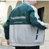 Jackets masculinos vestem masculinos de rua coreana harajuku de grandes dimensões y2k manga longa plata