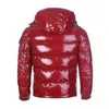 2023 Men's Warm Down Jacket 85% Goose Padded Hooded Collar Design Parker Black Red and Blue Three-color Size S-3xl Dyen