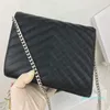 مصمم -Classic Woman Crossbody Bag Female Handbag Fashion Leather Leather Messenger Messenger Counter Pres